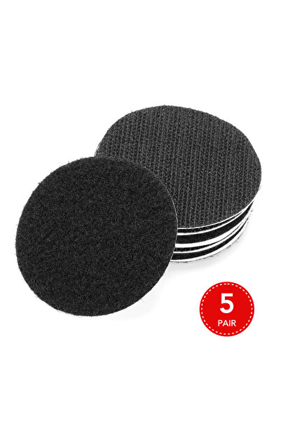 Choice Black circle 5 Car carpet Tape Self adhesive Fastener sticker for Merc...