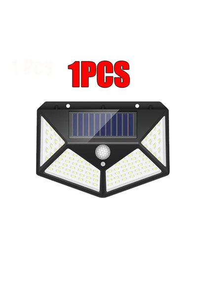 Choice4 1Pcs-100LED New Upgrade Solar Street Light 12/8/6/4/2/1Pcs Outdoor So...