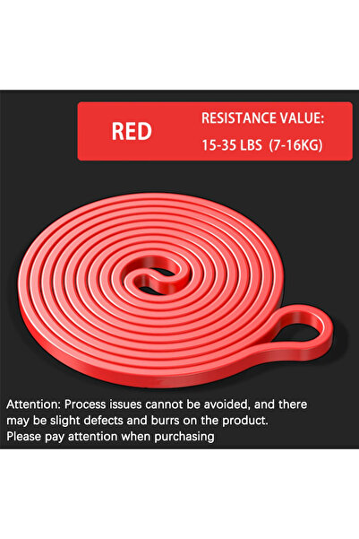 Choice3 Red 35BL Resistance Band Set Pull Up Assistance Bands Stretch Band Re...