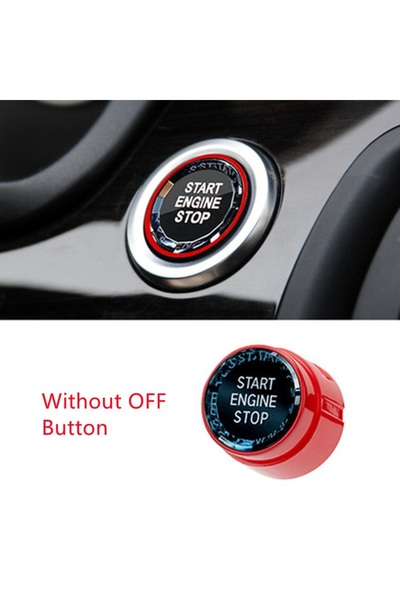 Choice Red Car Styling Start Stop Engine Push Button Switch Cover Trim Fit Fo...