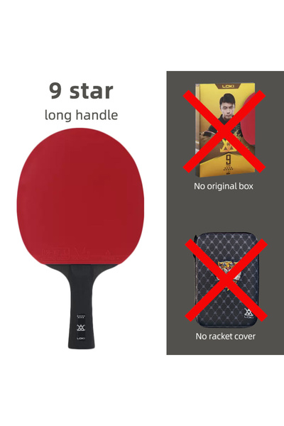 Choice E9-FL no bag LOKI 9 Star Table Tennis Racket Professional 5+2 Carbon P...