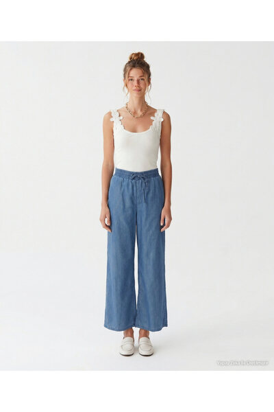 Yargıcı Wide High Waist Pants