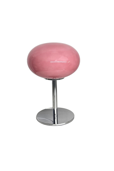 Choice5 Pink C USB Macaron Glass Table Lamp Trichromatic Dimming Living Room ...