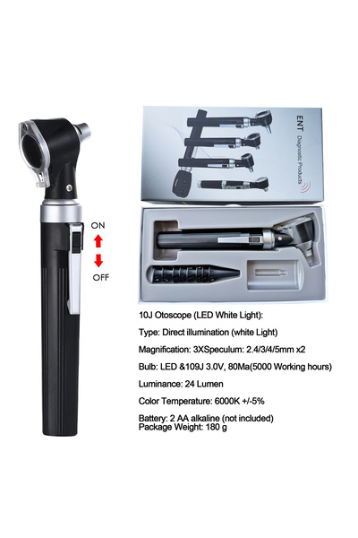 Choice 10J Otoscope - Ear Scope with Light, Ear Infection Detector, Pocket Si...
