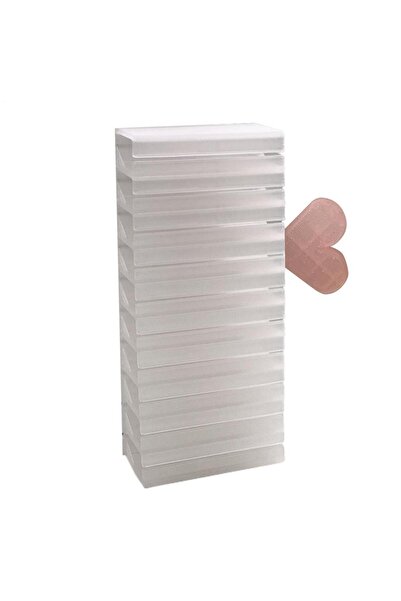 choice2 Clear Nail Foil Storage Box 10 Grids Clear Transfer Paper Organizer T...