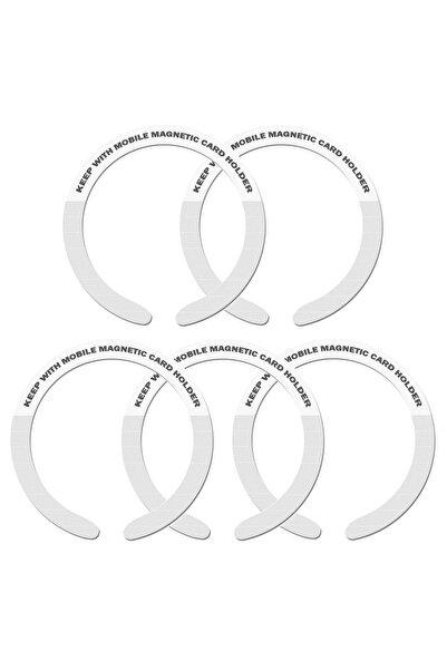 Choice White 5PC Shape C Ring For Magsafe Magnetic Wireless Charger For iphon...