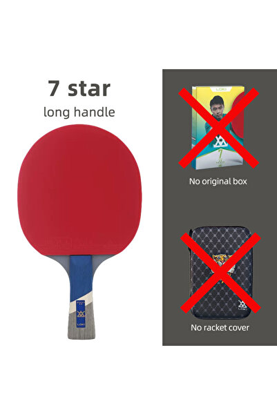 Choice E7-FL no bag LOKI 9 Star Table Tennis Racket Professional 5+2 Carbon P...