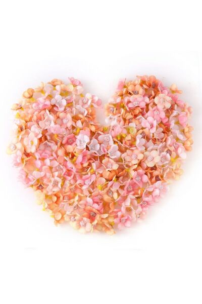 Choice Orang series 50PCs Mini Artificial Rose Flowers Heads Silk Fake Flower...