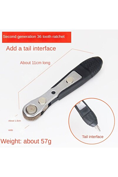 Choice1 01 Batch Socket Ratchet Screwdriver 36-tooth with Batch Socket Two-wa...