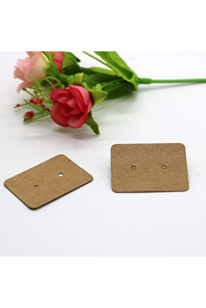 Choice Kraft 50pcs Earring Cards Packaging 2.5x3.5cm Ear Studs Display Card C...