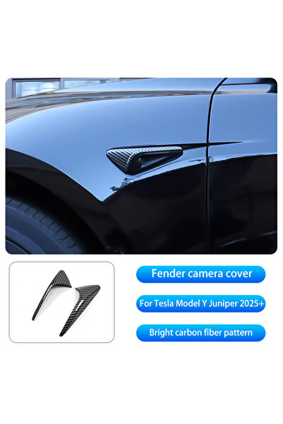 Choice Bright carbon ABS For New Tesla Model Y Juniper 2025+ ABS Carbon Patte...