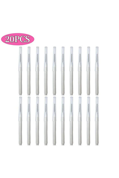 Choice4 20PCS WHITE 5/10/50PCS Mini Eyebrow Brush Brow Perm Brush Disposable ...