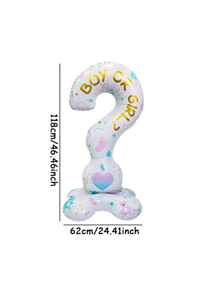 Choice Other Question Mark 1pc Gender Reveal Large Standing Question Mark Unv...