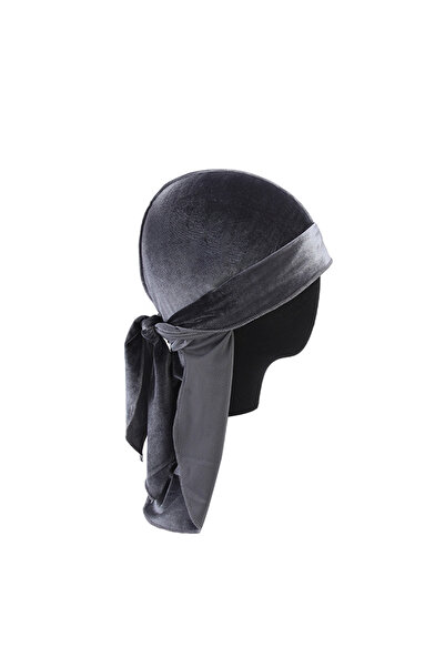 Choice3 Size fits all GRAY New Unisex Velvet Durags Bandana Turban Hat Men Wo...