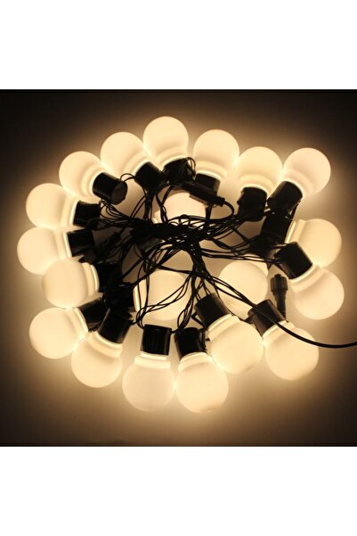 Choice EU Plug Warm White Milky G50 Globe Bulb LED Fairy String Light Outdoor...