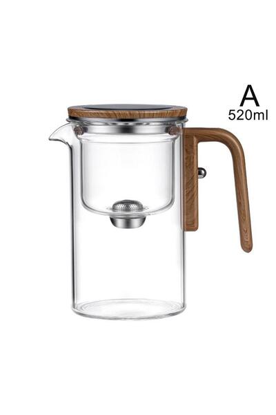 Choice White	520ml Water Separation Inner Container Teapot One Click Magnetic...