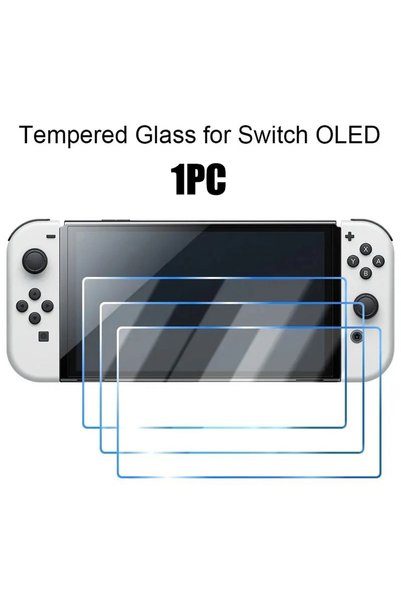 Choice5 1PC For Switch OLED 1/3PCS Tempered Glass for Nintendo Switch OLED 3 ...