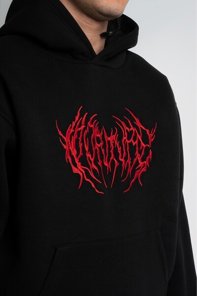 UKHWD SUPPLY Brutal Nakış Erkek Hoodie UK1281SYKZ