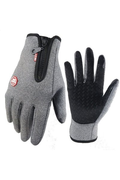 Choice S GRAY Winter Fleece Gloves for Men Women Touchscreen Warm Outdoor Cyc...
