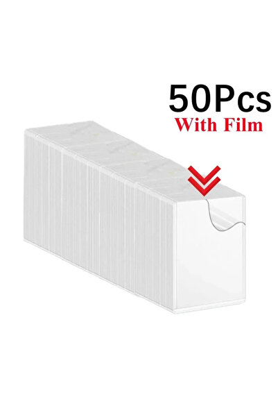 Choice A-50pcs(with film) 10/25/50/100Pcs Transparent photo album Korean Kpop...