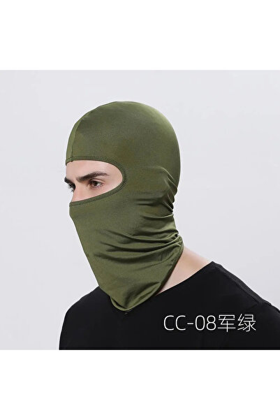 Choice6 CC08-Green Balaclava Motorcycle Face Mask Moto Helmet Bandana Hood Sk...