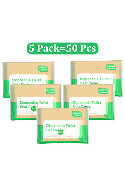 Choice 50pcs-5pack 50/30/10PCS Disposable Toilet Seat Cover Portable Travel C...