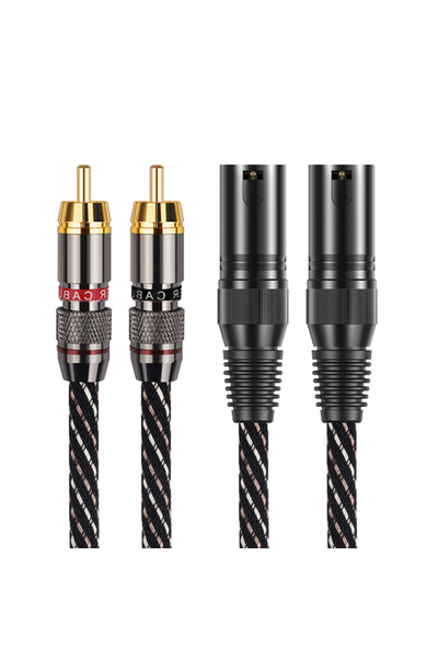 Choice <=0.5m RCA to XLR Male YYTCG HIFI 2RCA to 2XLR Audio cable 6N OFC 3 Pi...