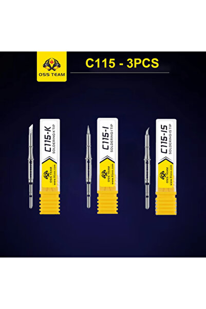 Choice C115-3pcs OSS C210 C115 Universal Soldering Iron Tips for T210/T115 Ha...