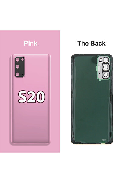 Choice3 S20 Pink Back Cover For S20 G980 S20 Plus G985 Back Door Replacement ...