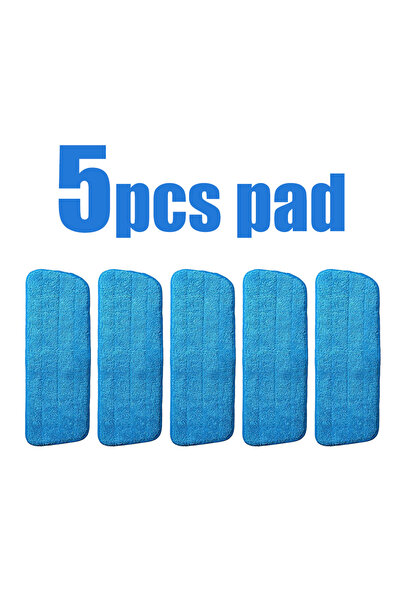 choice2 blue5pcs Replaced Mop Cloth Reusable Microfiber Pad Cleaning Kitchen ...
