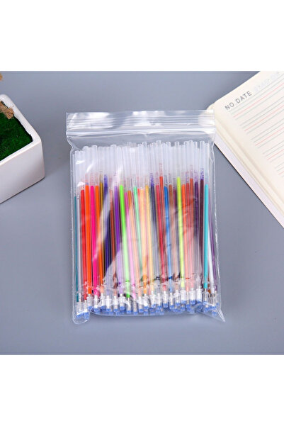 Choice 100 color set 100/12 Colors Gel Pen Refills Glitter Metallic Pastel Fl...
