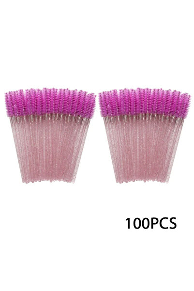 choice2 Wool Fiber 100pcs purple Wholesale 100PCS Mascara Spoolies Disposable...