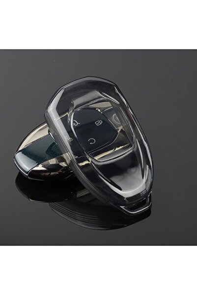 Choice1 Transparent Black TPU Car Remote Key Case Cover Shell for Trumpchi GA...