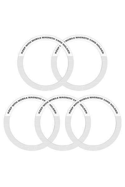 Choice White 5PC Shape O Ring For Magsafe Magnetic Wireless Charger For iphon...