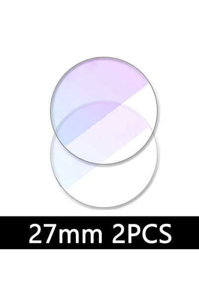 Choice 27MM 2Pcs Universal Round Tempered Glass Protective Film Screen Protec...