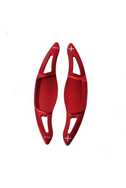 Choice1 Red Alloy Add-On Steering Wheel DSG Gear Shift Paddle Shifter Extensi...