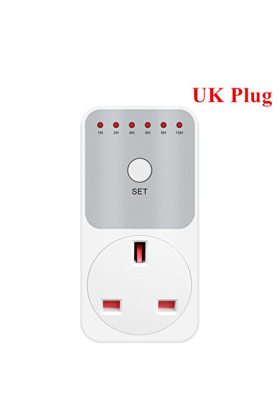 Choice6 UK Plug TM04 Electronic Timer LED 16A 1h-10h Countdown Timer Switch S...