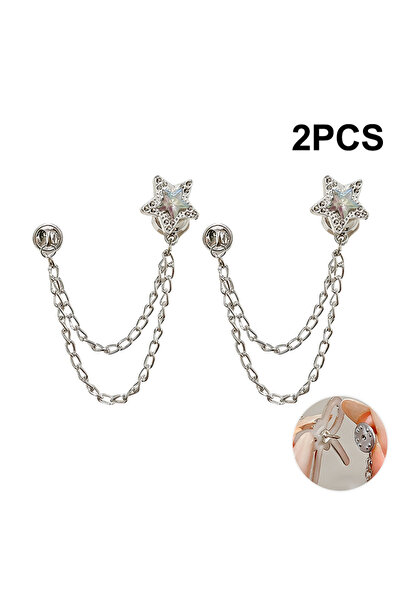 Choice A2 Women'S Adjustable Clothes Clips With Butterfly Decorations - Insta...
