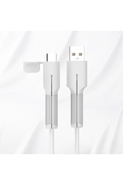 Choice White USB A to C USB Type C Charging Cable Saver Sleeve Data Line Cord...