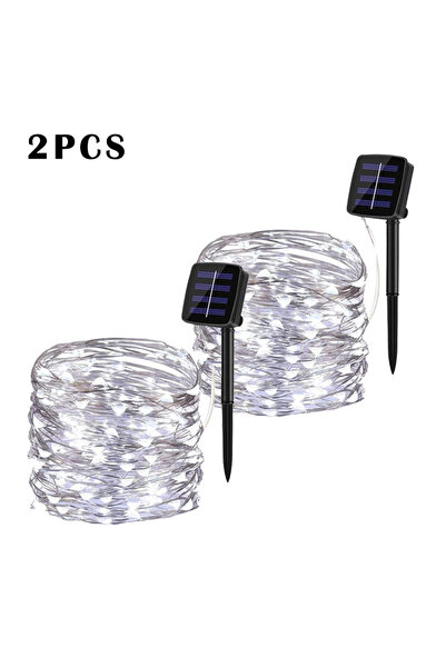 Choice 32M300LED قطعتان - أبيض 7 م/12 م/22 م/32 م/52 م/102 م سلسلة مصابيح LED...