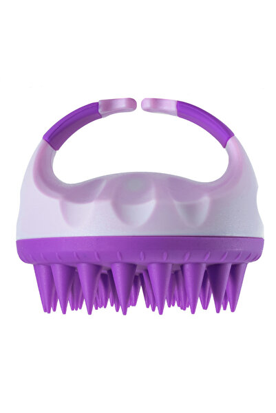 Choice Double Purple WANMEI Scalp Scrubber, Shampoo, Brush, Massager, Clean S...