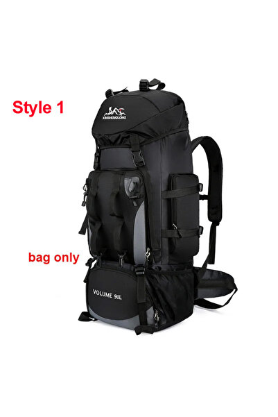Choice Black style 1 90L Waterproof Hiking Camping Backpack Trekking Bag Ruck...
