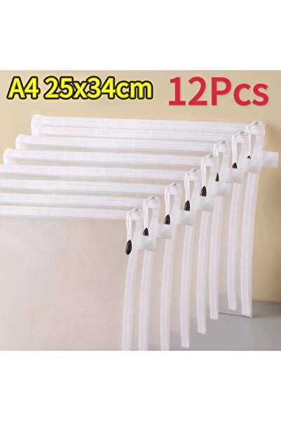 Choice25 white 12pcs L New Puzzle Storage Bag Children's Building Blocks Smal...