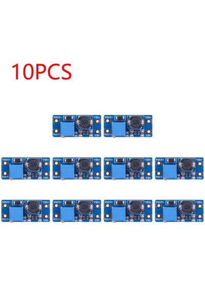 choice2 10 قطع MT3608 DC-DC تصعيد محول قابل للتعديل وحدة إمداد الطاقة منظم الجهد