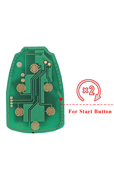 Choice15 315Mhz for Start BTN PCB jingyuqin Remote Car key 315/433Mhz ID46 fo...