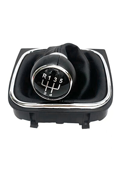 Choice 5 speed 5/6 Speed Gear Shift Knob with Leather Boot Collar Case for Vo...