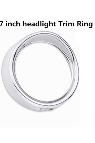 Choice4 7 inch Trim Ring C Motorcycle Headlight Trim For Harley Touring Road ...