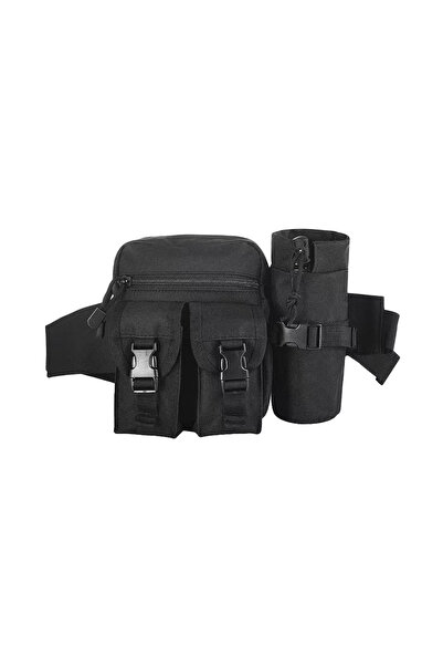Choice8 black Multi-sport water bottle waist bag is detachable and suitable f...