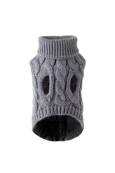 Choice S Dark gray New Pet Small Pet Dog Clothes Sweater Fashion Autumn Winte...