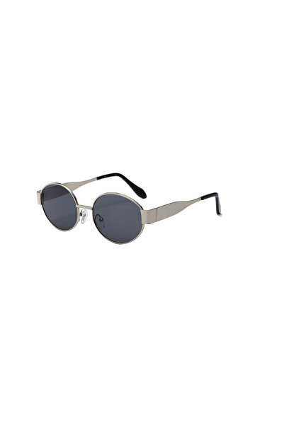 Choice Silver Gray Small Oval Frame Advanced Sunglasses Spicy Girls Street Ph...